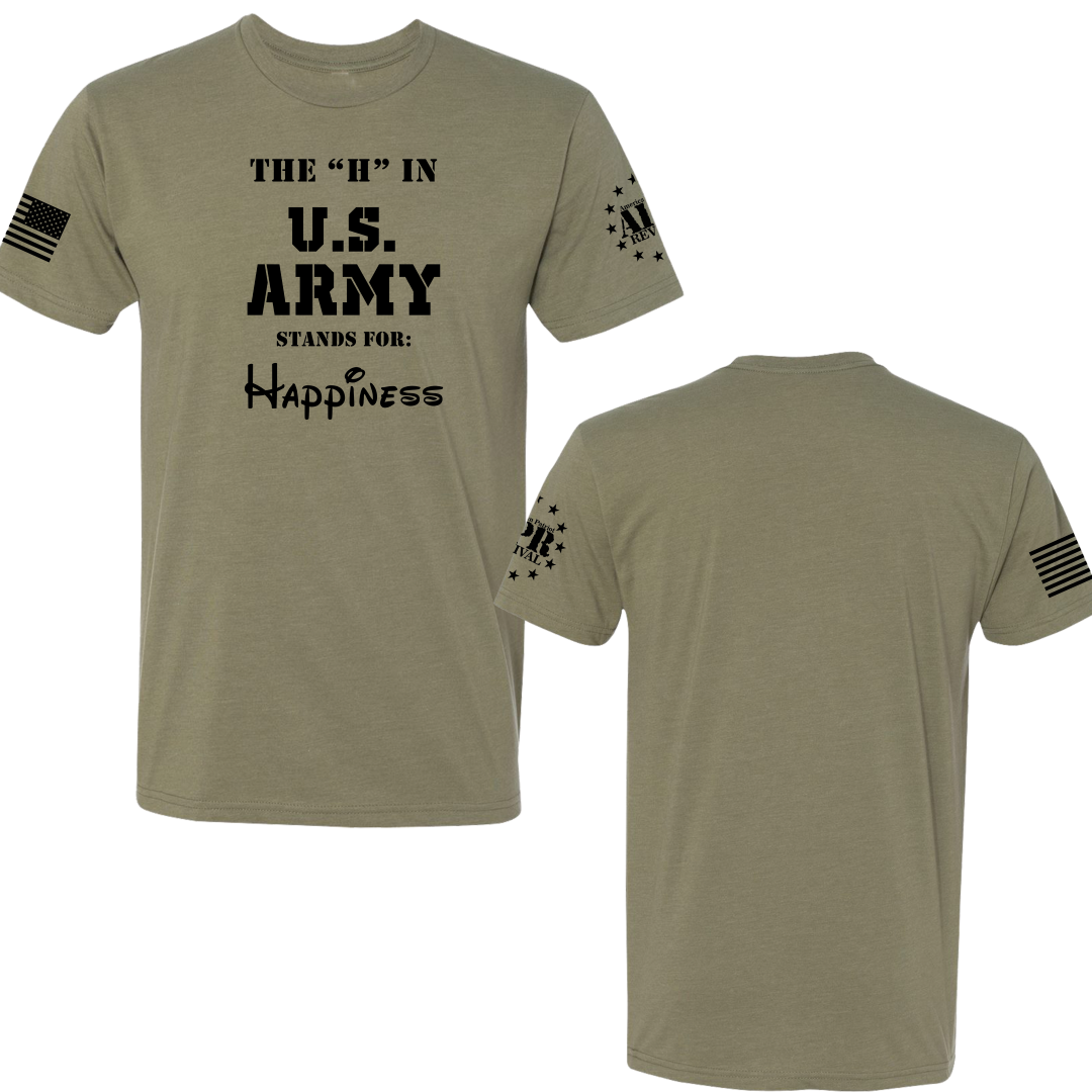 The "H" in U.S. Army - Premium from American Patriot Revival - Just $24.99! Shop now at American Patriot RevivalThe "H" in U.S. Army