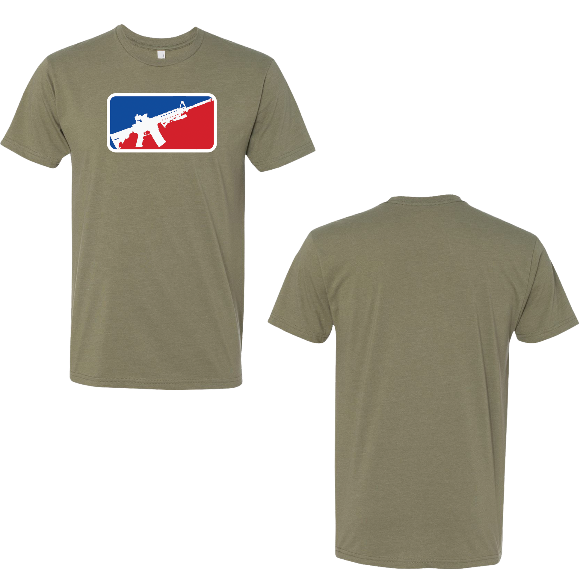 MLB Logo w/rifle - Premium  from American Patriot Revival - Just $24.99! Shop now at American Patriot RevivalMLB Logo w/rifle